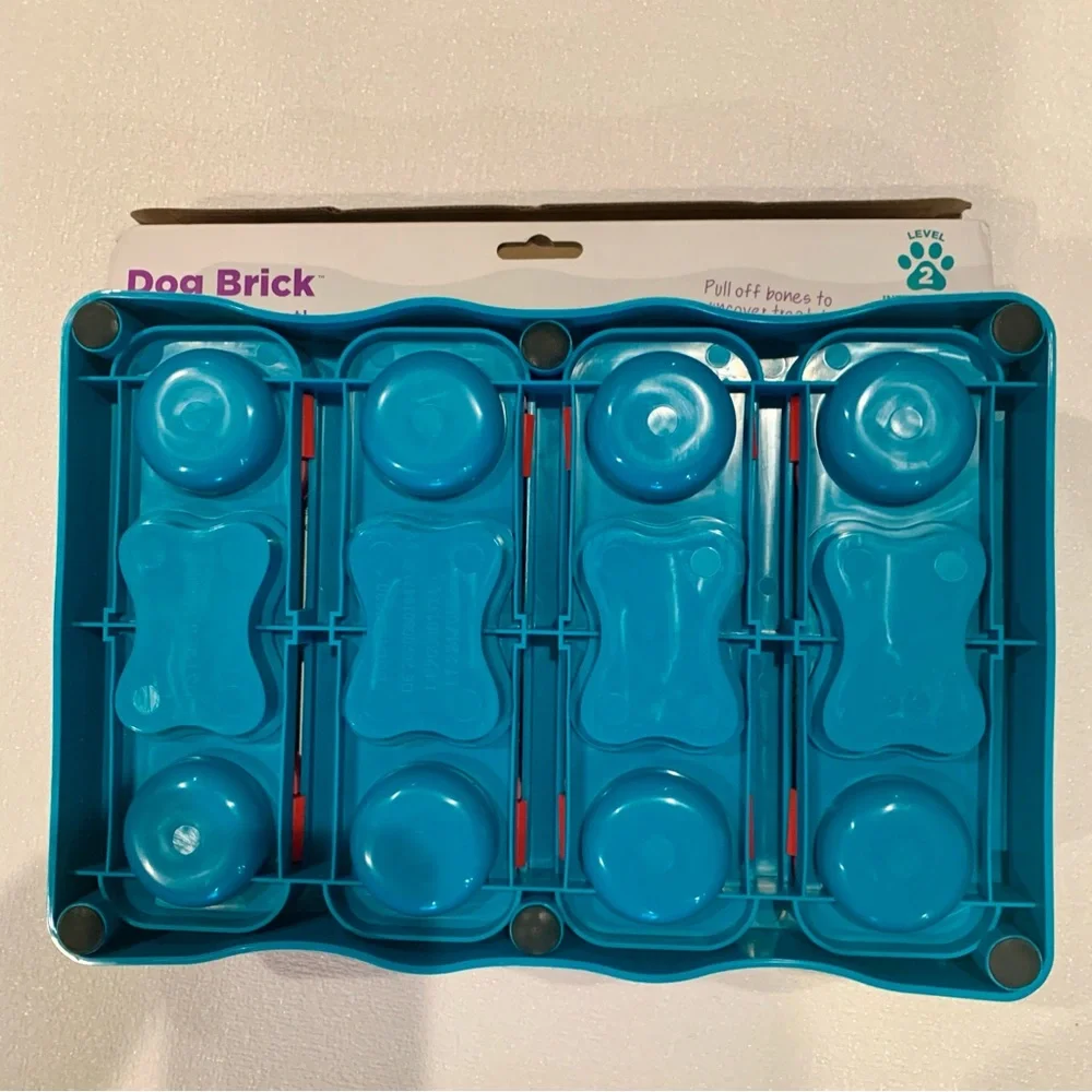 Outward Hound Dog Brick Dog Treat Puzzle Maze Game Level 2 by Nina Ottosson NIB
